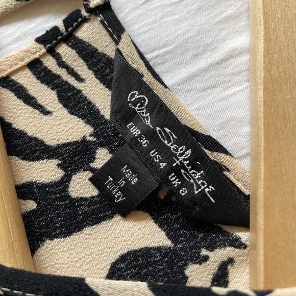 Miss Selfridge Midi Dress in Zebra print size 4 - Picture 6 of 7